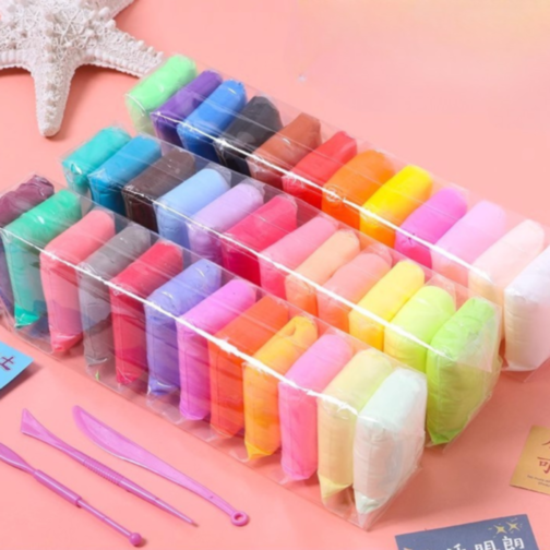 Set Creativ de Plastilină Ușoară – 12 Culori Asortate + Accesorii Modelaj