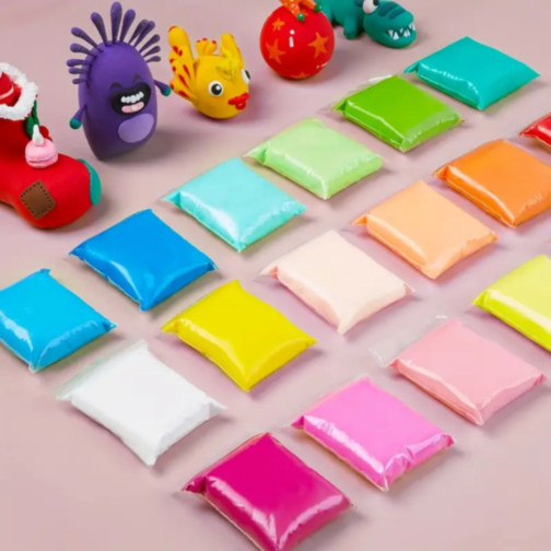 Set Creativ de Plastilină Ușoară – 12 Culori Asortate + Accesorii Modelaj