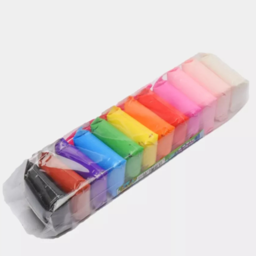 Set Creativ de Plastilină Ușoară – 12 Culori Asortate + Accesorii Modelaj
