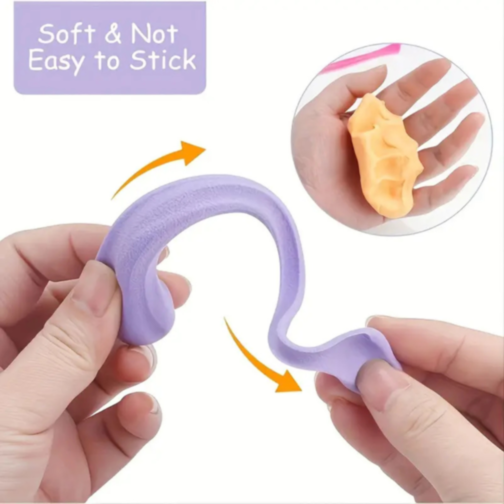 Set Creativ de Plastilină Ușoară – 12 Culori Asortate + Accesorii Modelaj