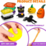 Set Creativ de Plastilină Ușoară – 12 Culori Asortate + Accesorii Modelaj