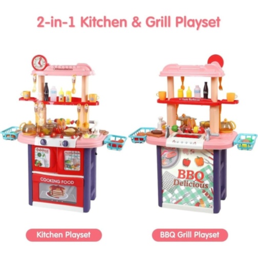 Bucătărie De Jucărie 2 în 1 cu Aburi