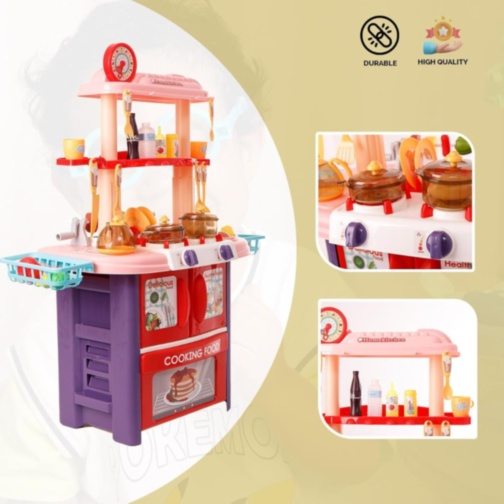 Bucătărie De Jucărie 2 în 1 cu Aburi