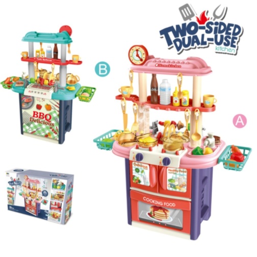 Bucătărie De Jucărie 2 în 1 cu Aburi
