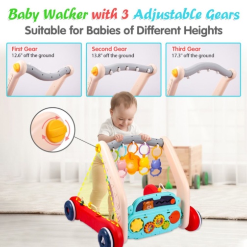 Premergător 2 în 1 cu Pian și Salteluță