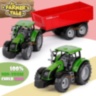 Tractor Fermă cu Remorcă Mare (culoare aleatorie) 