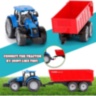 Tractor Fermă cu Remorcă Mare (culoare aleatorie) 