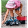 Tractor Fermă cu Remorcă Mare (culoare aleatorie) 