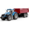 Tractor Fermă cu Remorcă Mare (culoare aleatorie) 
