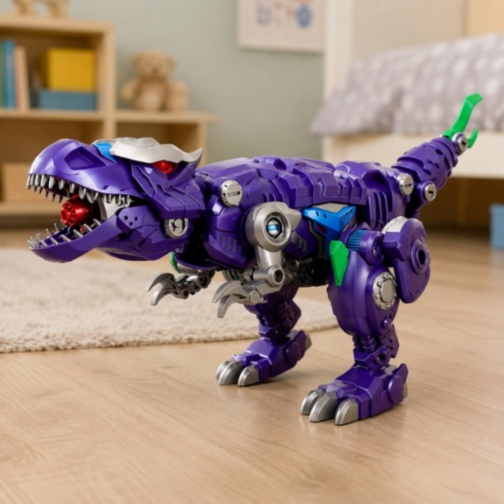 Robot transformabil manual în T-Rex mov cu articulații