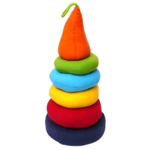 Piramida de Pluș pentru Bebeluși, 34cm