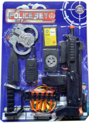 Set Polițist Fulger cu 10 Accesorii 