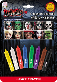 Set 8 Creioane Colorate pentru Fată și Corp