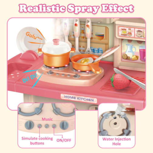 Set de Bucătărie pentru Copii – Joc Imersiv de Gătit