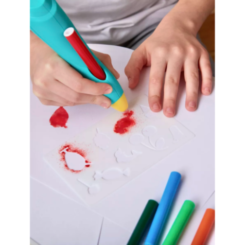 Set de Graffiti Electric pentru Copii - Kit Creativ cu 12 Markere