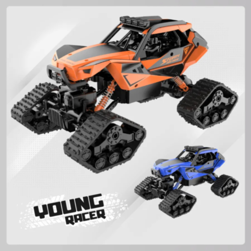 Mașină de Teren Telecomandată cu Roți Interschimbabile - Performanță Off-Road