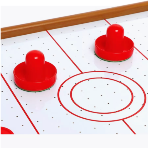 Masă de Air Hockey Compactă pentru Distracție Acasă