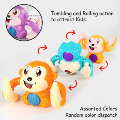 Maimuțică Interactivă cu Lumină și Sunet (culoare aleatorie) | image