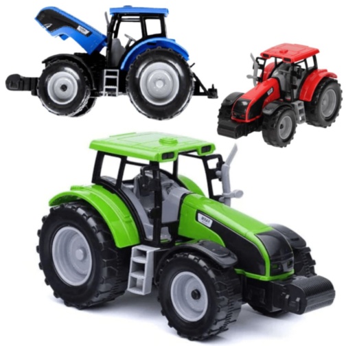 Tractor Fermă cu Mecanism Inerțial (culoare aleatorie) 