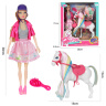 Barbie cu Cal cu Coamă Multicoloră