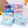 Set Creativ Montessori - Cărți de Colorat și Răzuire – Tematică Viața Marină