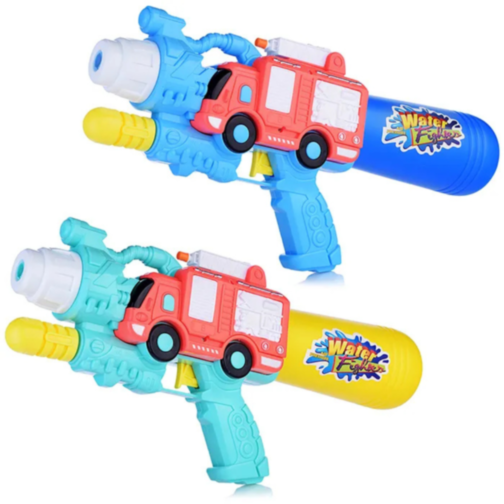 Pistol cu Apă 800 ml, Design Mașină de Pompieri (culoare aleatorie)
