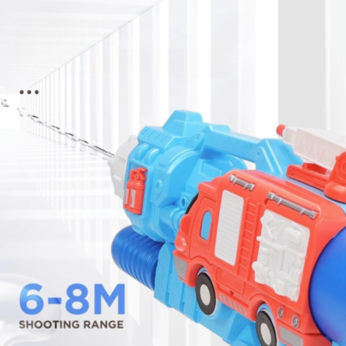 Pistol cu Apă 800 ml, Design Mașină de Pompieri (culoare aleatorie)