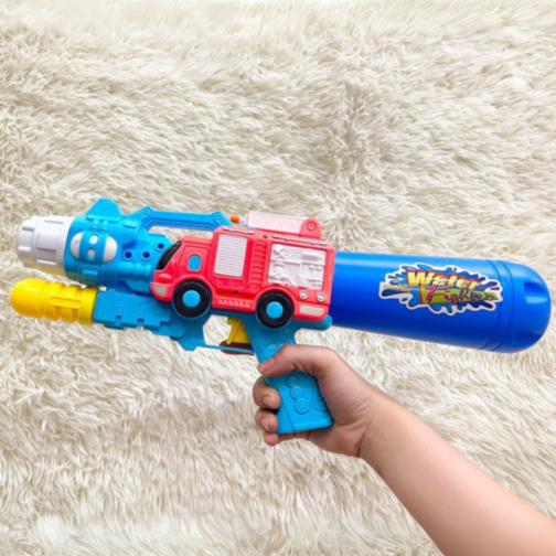 Pistol cu Apă 800 ml, Design Mașină de Pompieri (culoare aleatorie)