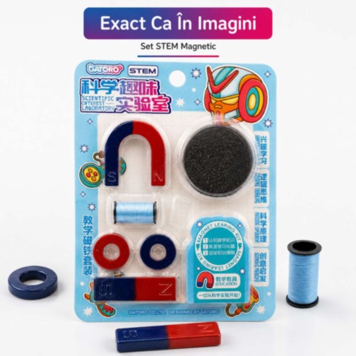 Set STEM Magnetic pentru Experimente și Învățare prin Joacă