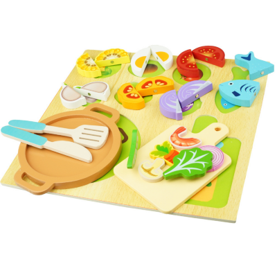 Set magnetic de gătit cu legume și pește | image