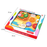 Set magnetic de gătit cu legume și pește