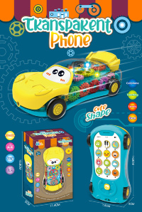 Mașinuță Telefon Interactiv cu Butoane, Sunete și Luminițe 