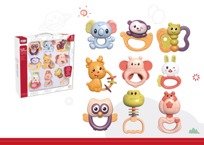 Set 9 Zornăitori Multicolore