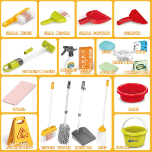 Set de Curățenie „Little Helper” cu 29 de Piese și Accesorii