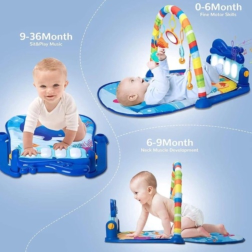 Covoraș Muzical pentru Bebeluși cu Pian și Arc