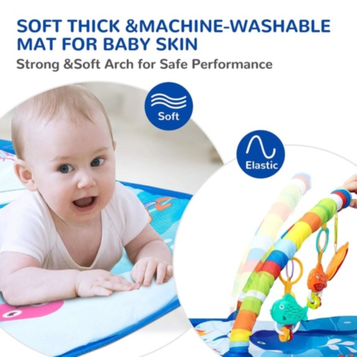 Covoraș Muzical pentru Bebeluși cu Pian și Arc