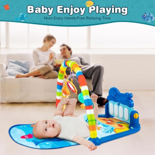 Covoraș Muzical pentru Bebeluși cu Pian și Arc