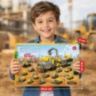 Set Construcție 12 în 1 Vehicule de Șantier 332 Piese