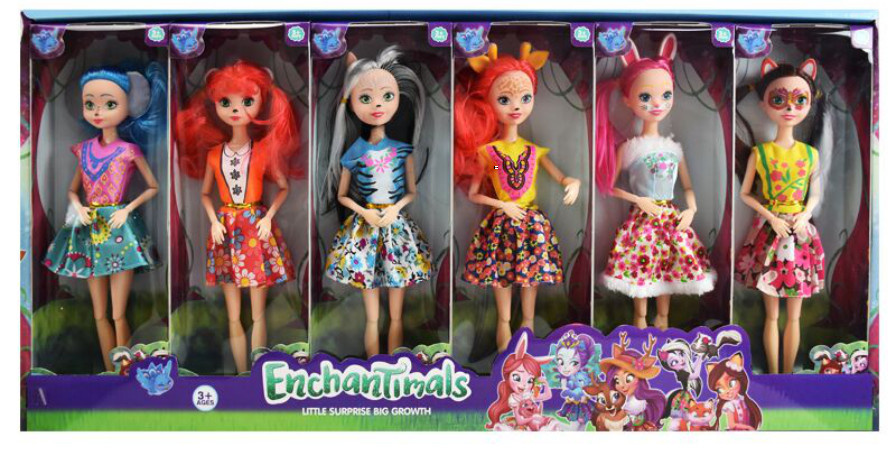 Enchantimals, set 6 Păpuși