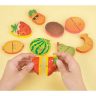 Set Educațional 2 în 1 Fructe Magnetice și Xilofon Colorat