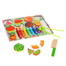 Set Educațional 2 în 1 Fructe Magnetice și Xilofon Colorat