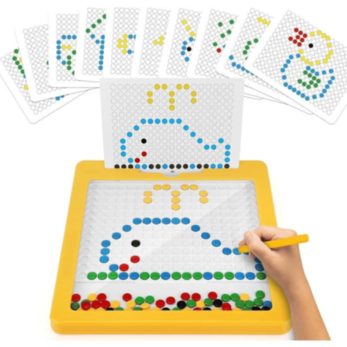 Tabla Magnetică de Desen și Sortare cu Cartonașe