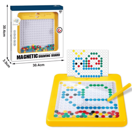 Tabla Magnetică de Desen și Sortare cu Cartonașe