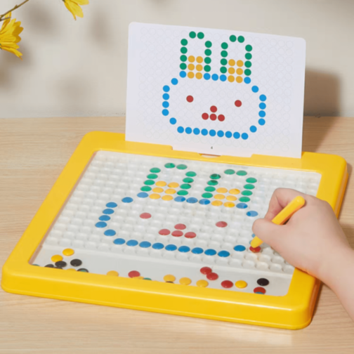 Tabla Magnetică de Desen și Sortare cu Cartonașe
