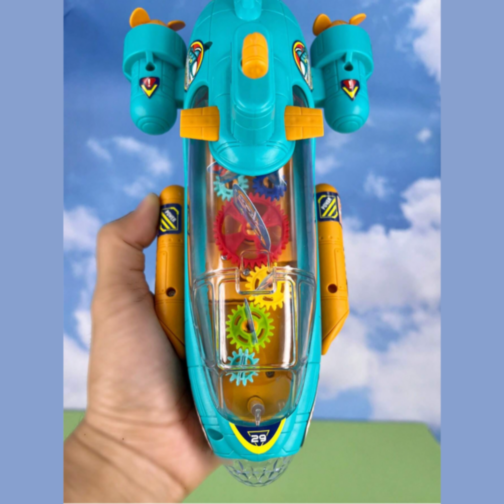 Submarin Explorator cu Lumini, Sunete și Mișcare Interactivă