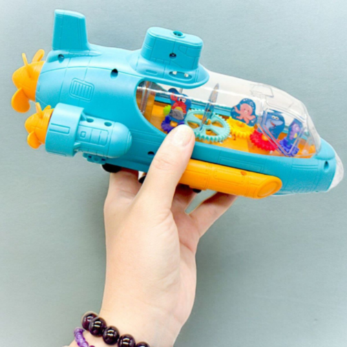 Submarin Explorator cu Lumini, Sunete și Mișcare Interactivă