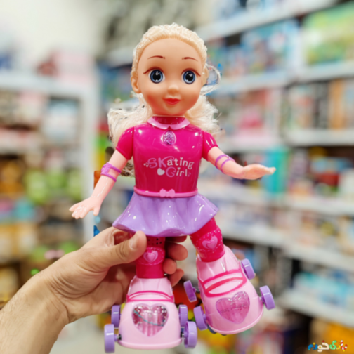 Păpușă Interactivă pe Role cu Lumină și Muzică (culoare aleatorie)