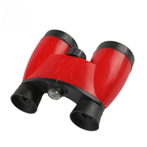 Binoclu Colorat pentru Copii cu Busolă Decorativă (culoare aleatorie)