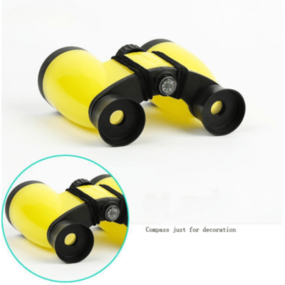 Binoclu Colorat pentru Copii cu Busolă Decorativă (culoare aleatorie) | image