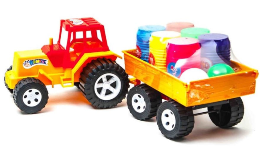 Tractor Încărcat cu Butoaie, 63cm 